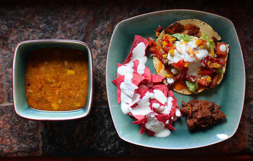 Nachos and soup