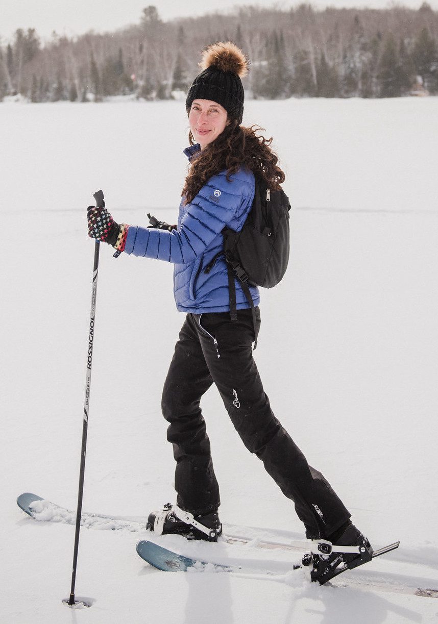 Martha Lucier with rattle - co-founder northern edge algonquin